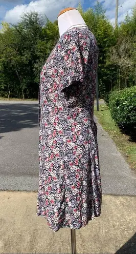 Vintage Ms Choice California Petite Floral Rayon Romper 10 Retro