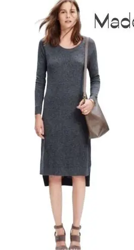 Madewell  Gray Merino Wool Alpaca Blend Sweater Dress Size L