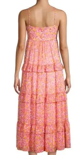 Likely Danielle Floral Printed Tiered Midi Dress Size 2 NWT
