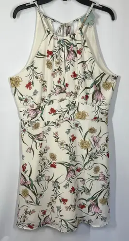 Skies Are Blue floral halter dress size medium NWOT