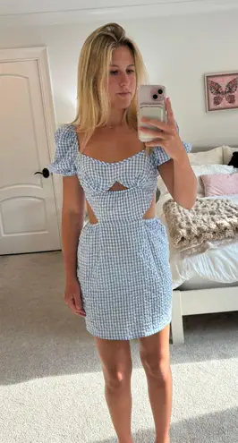 Pretty Little Thing Blue Mini Dress