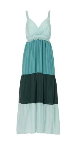 Slate + Willow Blue Tiered Dress