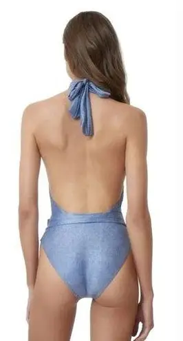 PQ Belted Alex One Piece in Indie Sky Large Blue