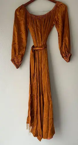 House of Harlow 1960 x Revolve Rosito Midi Dress in Copper Size Small