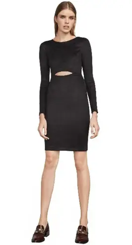 BCBGMAXAZRIA 💕💕 Faux-Suede Cutout Body-Con Dress