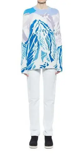 Gabriela Hearst Ines Cashmere Crew Neck Aspen Pullover Sweater Size L NWT Size L