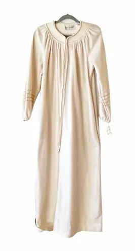 Cream Colored Beatrix Saint Lamont House Coat Robe Size L
