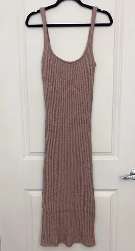 LPA Olenna Sleeveless Knit Lined Dress in Mauve Size Medium