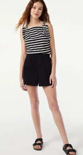 Free Assembly Black Pull On Boxer Short Small NWT