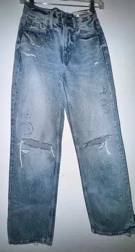 Arizona Jeans New Arizona Womens Highest Rise Straight Leg Jean size 5 Y2K fashion Skater