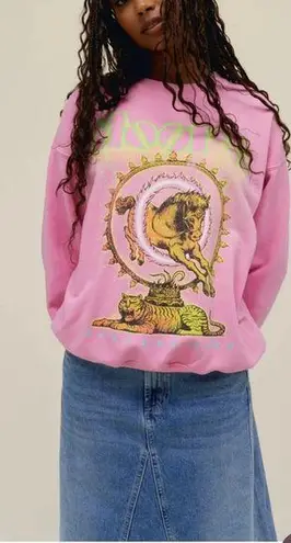 Daydreamer New  pink Doors Strange Days sweatshirt oversized small