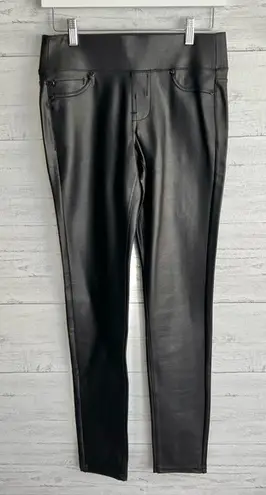 Liverpool Jeans Company Faux Leather Sienna Pull On Leggings Size 2