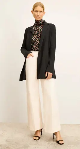 MM.LaFleur The Merritt Jardigan Stretch Black Women Cardigan Jacket XL NWOT - Image 4