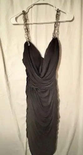 Nicole Bakti bodycon black dress size XS