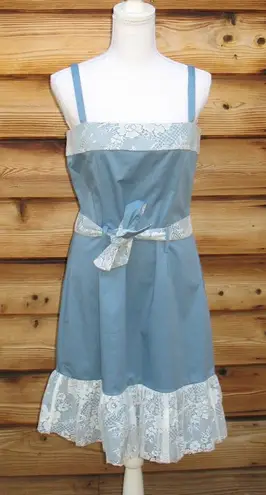 Love moschino NWT Blue Lace Trim Dress