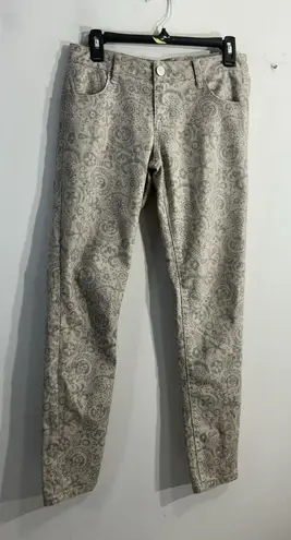 Womans American Rag Cie Jeans 5 S Pink Gray Zip button Front Size undefined