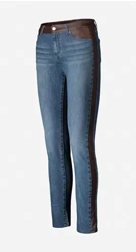 Ecru NWT Los Feliz pocket/ Leather Striped jeans