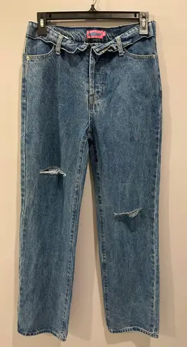 Edikted Raquel Folded Jeans