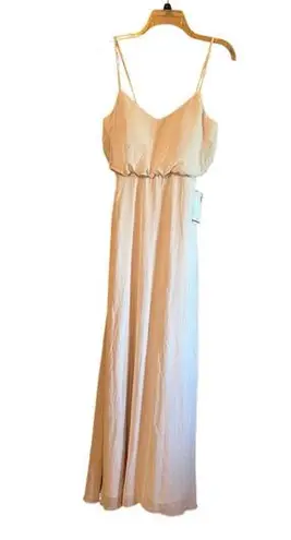 Birdy Grey  Pale Blush Full Length Bridesmaids Gown Women’s Size Small