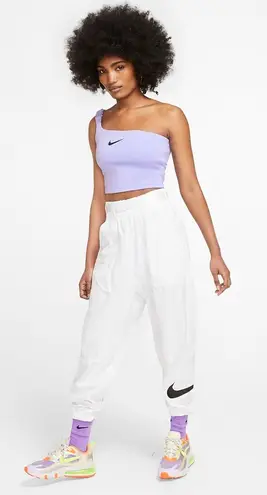 Nike One Shoulder Buckle Crop Top Purple Size XL 35 New With Tags From Jessica