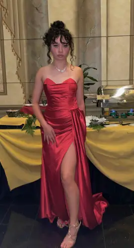 stacees prom dress Red Size 0