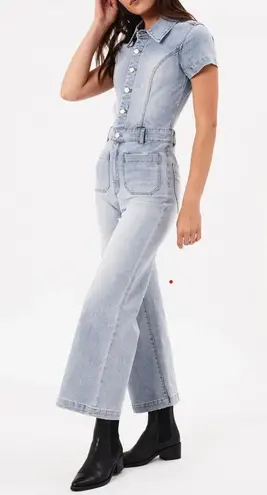 Rolla's Sailor Jumpsuit Light Vintage Blue Size 10M NWT Wide