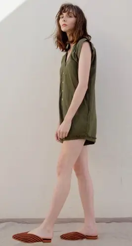 At Dawn Fringe Relax Romper with Belt