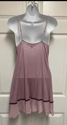 Victoria's Secret Dusty Lilac Chemise Baby Doll Night Gown