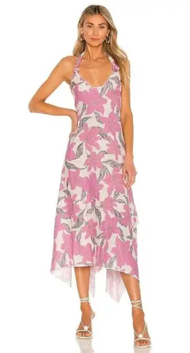 Atoir Sardinia Midi dress in Lily Bloom Pink Small New Womens
