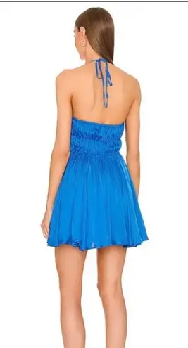 Michael Costello Zayla Mini Dress Cobalt Blue