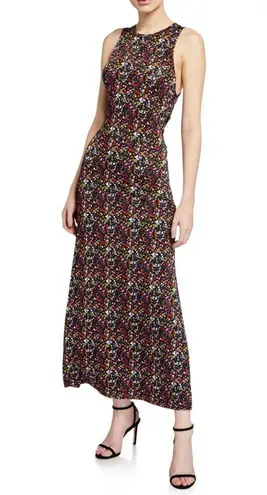 NEW Tanya Taylor Octavia Printed Tie-Back Maxi Dress