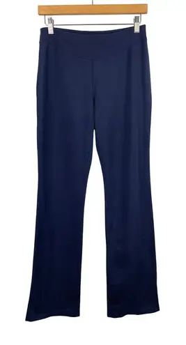D&Co. Active Womens Navy Blue Bootcut Leggings XS Cotton Blend