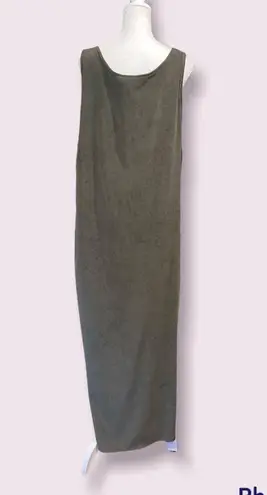 Jessica Howard Vintage Olive Green Maxi Dress and Blazer Set Size 16