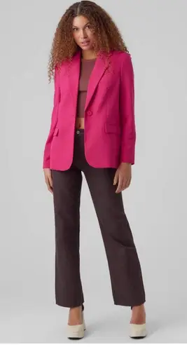 VERO MODA NWT Single Breasted Boxy Blazer, Love Potion