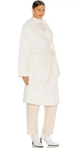 Atoir Addicted To Love Pearl Coat in Cloud Large New Womens Trench Jacket