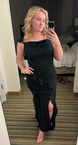 Amazon Sleek Black Dress