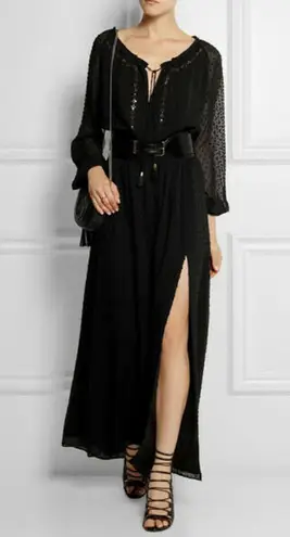 Target Altuzarra for  Black Swiss Dot Chiffon Maxi Dress