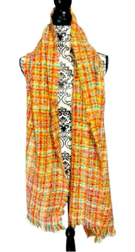 RENEE’S NYC ACCESSORIES Multicolor Tweed Scarf Red