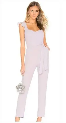 Revolve MORE TO COME Gloria Flutter Jumpsuit in Lavender