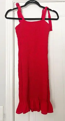 Krisa Smocked Tank Mini Dress