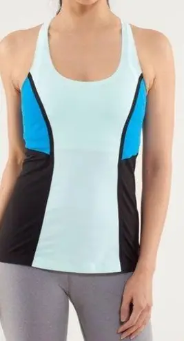 Lululemon Cool Racerback *Surf Bonded Tank Top