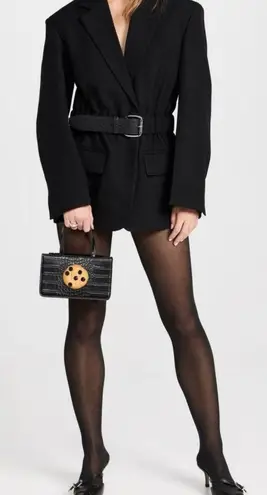 Puppets and Puppets Jewel Cookie Croc-embossed Small Bag