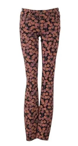 Mother Denim The Looker Cherry Pickin Stretch Denim Jeans Size 24 NWOT Orange