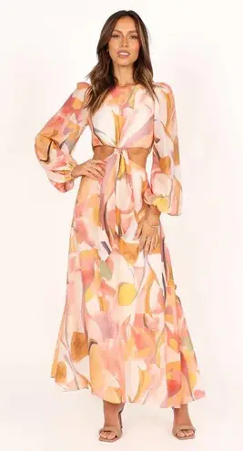 Petal and Pup Long Sleeve Maxi Dress