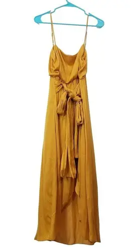 Modern Citizen Yellow Mila Layered Tank Dress
