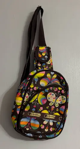 LeSportsac Tokidoki Multicolor Butterfly Sling Bag