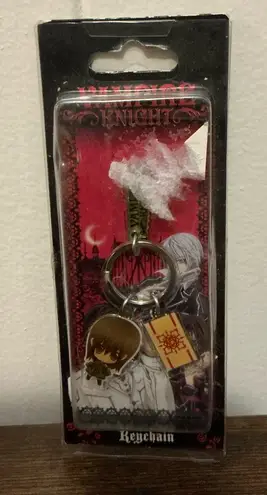Rare HTF Modern Vintage Out Of Stock Vampire Knight New Keychain Keyring Key Fob Black - Image 1