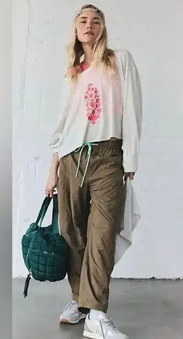 Free People Movement My Time Logo Top White Size L