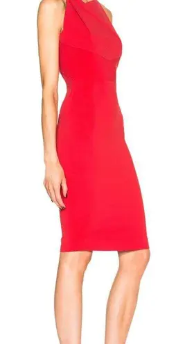 Roland Mouret NWT Black Gabelle Stretch Double Crepe Dress Sz 2-4/FR 36