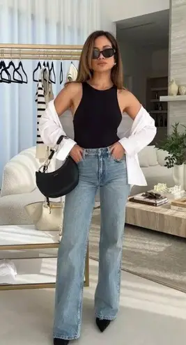 SKIMS Fits Everybody High Neck Bodysuit in Onyx Black Size 4X